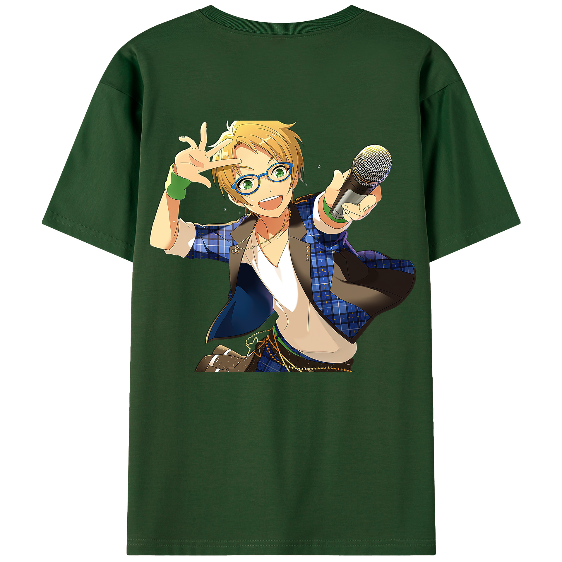 （画像用） あんさんぶるスターズ! Ensemble Stars 綿100％半袖Tシャツ（背面プリント）